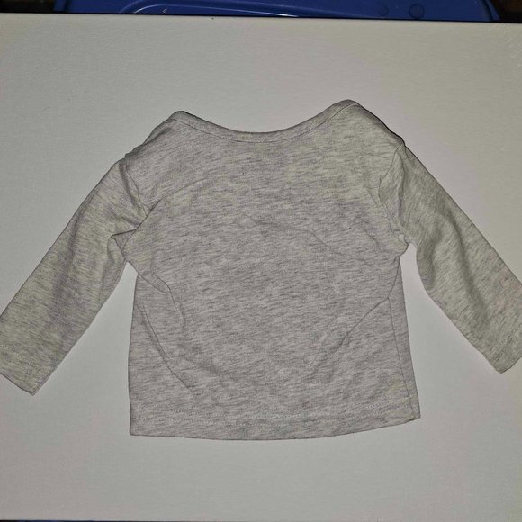 5/20 George baby (0-3months) long sleeve grey with Penguin top - Picture 2 of 2